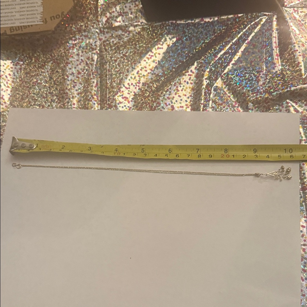 Elegant 10 kt Gold Pendant 20 in Necklace samp - Picture 5 of 5